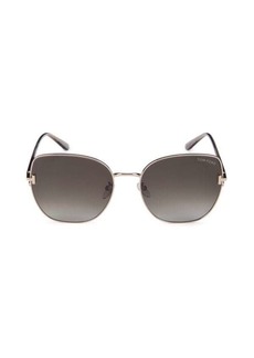 Tom Ford 61MM Round Cat Eye Sunglasses