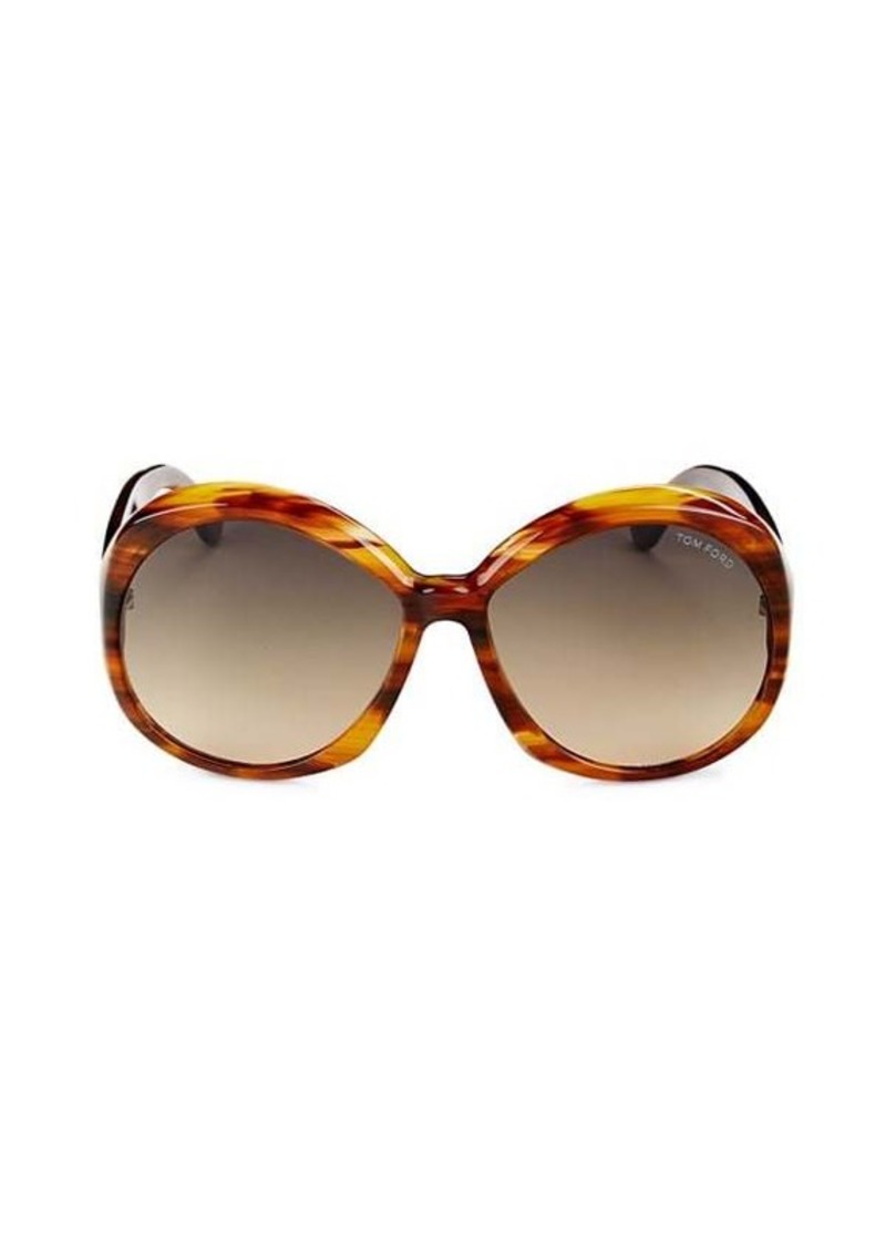 Tom Ford 62MM Butterfly Sunglasses