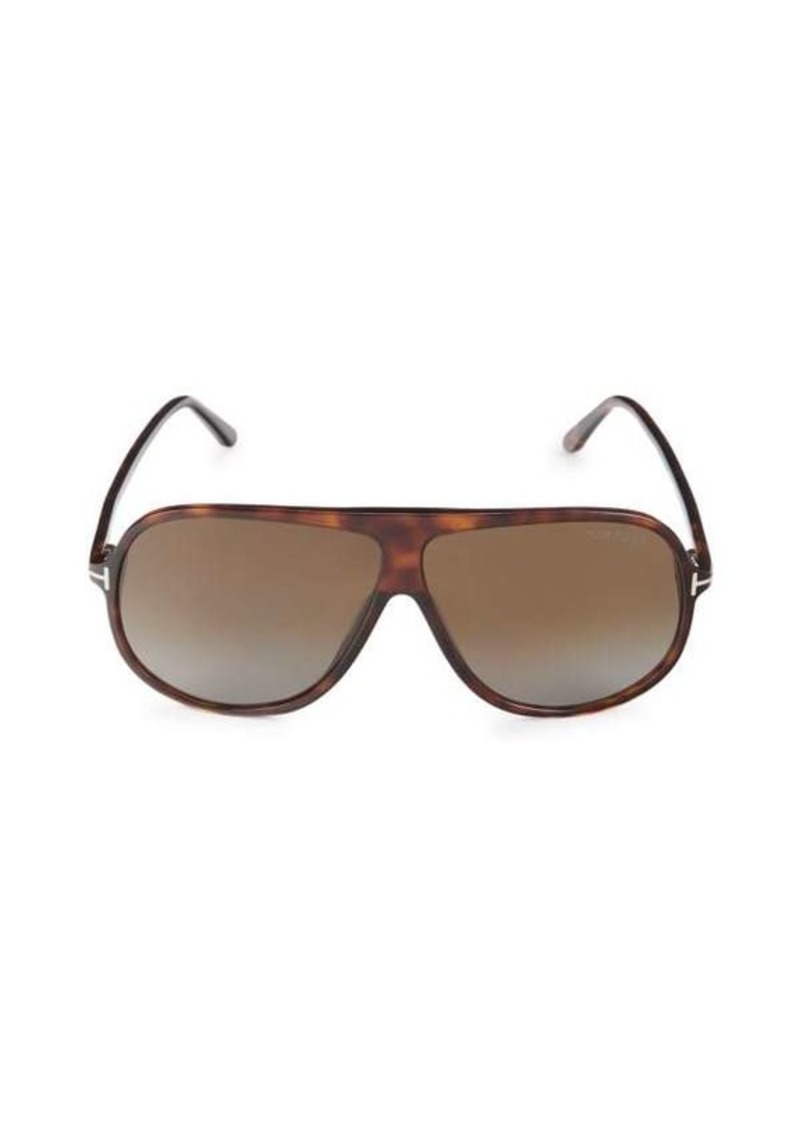 Tom Ford 62MM Rectangle Sunglasses