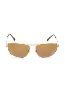 Tom Ford 63MM Rectangle Sunglasses