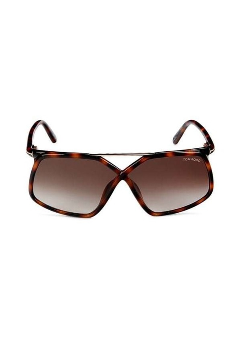 Tom Ford 64MM Butterfly Sunglasses