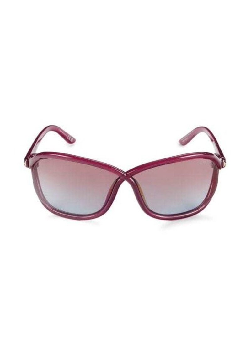 Tom Ford 68MM Rectangle Sunglasses