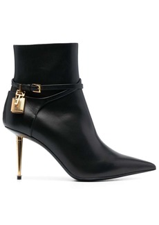 Tom Ford 80mm leather pointed-toe boots