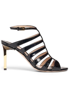 Tom Ford 85mm Carine Croc Embossed Leather Sandal