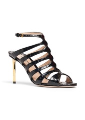 Tom Ford 85mm Carine Croc Embossed Leather Sandal