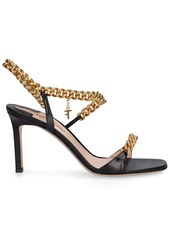 Tom Ford 85mm Zenith Leather & Chain Sandals