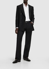 Tom Ford 23cm Atticus Mohair & Wool Pants