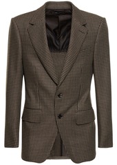 Tom Ford Atticus Wool Houndstooth Jacket