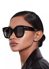 Tom Ford Beatrix 52MM Polarized Lens Oversize Square Sunglasses