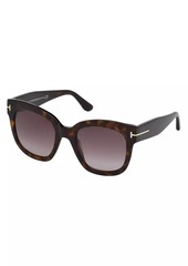 Tom Ford Beatrix 52MM Polarized Lens Oversize Square Sunglasses