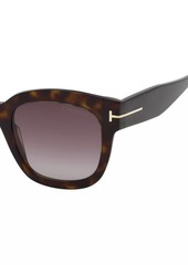 Tom Ford Beatrix 52MM Polarized Lens Oversize Square Sunglasses