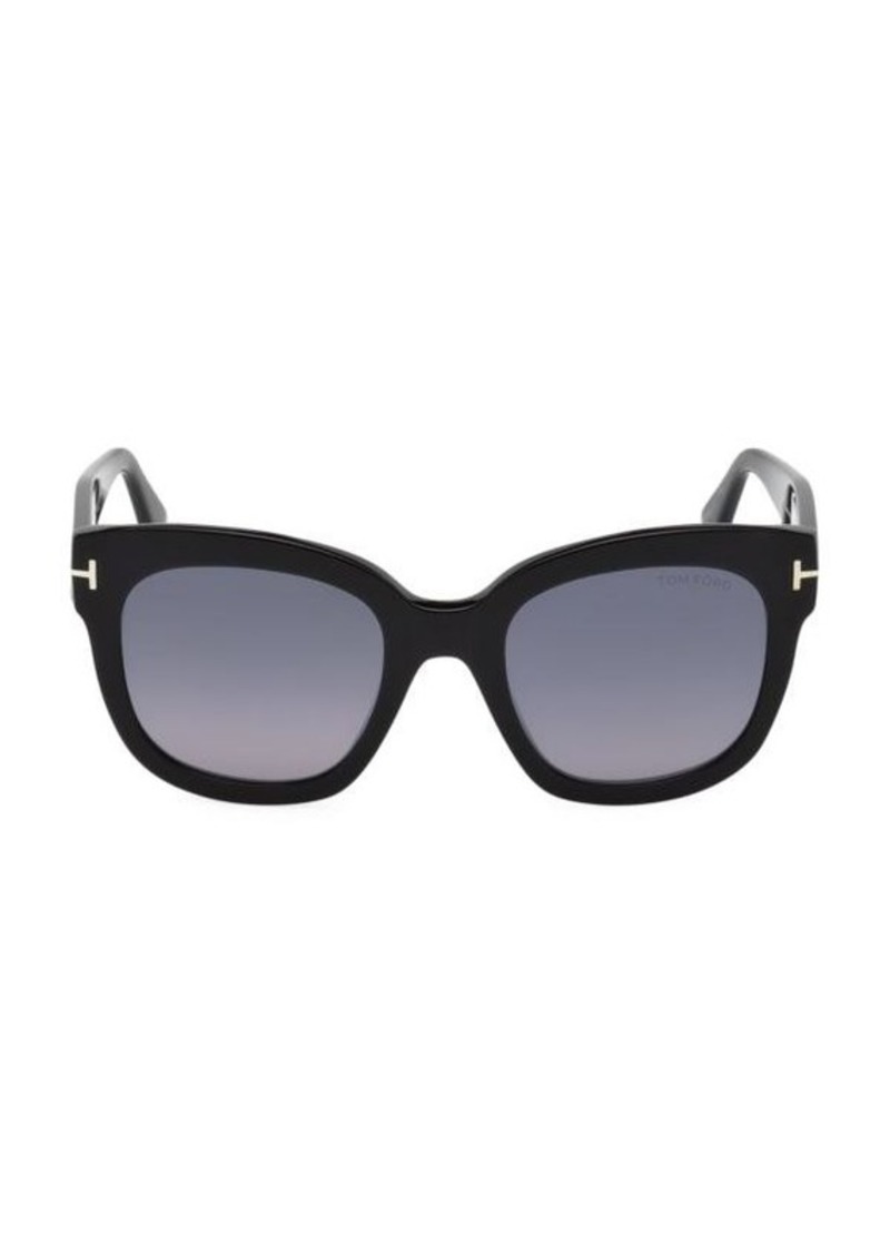 Tom Ford Beatrix 52MM Polarized Lens Oversize Square Sunglasses