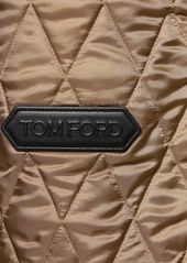 Tom Ford Buttery Suede Shearling Trucker Jacket