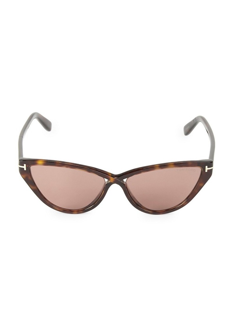 charlie 56mm cat eye sunglasses