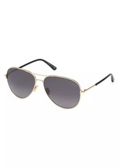 Tom Ford Clark 59MM Aviator Sunglasses