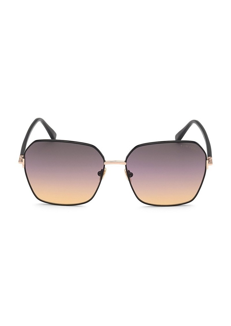 Tom Ford Claudia 2 62MM Square Sunglasses | Sunglasses