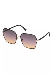 Tom Ford Claudia 2 62MM Square Sunglasses