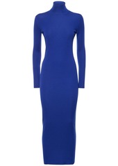 Tom Ford Compact Knit Cashmere & Silk Midi Dress