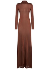 Tom Ford Compact Slinky Viscose Long Dress