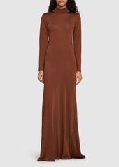 Tom Ford Compact Slinky Viscose Long Dress