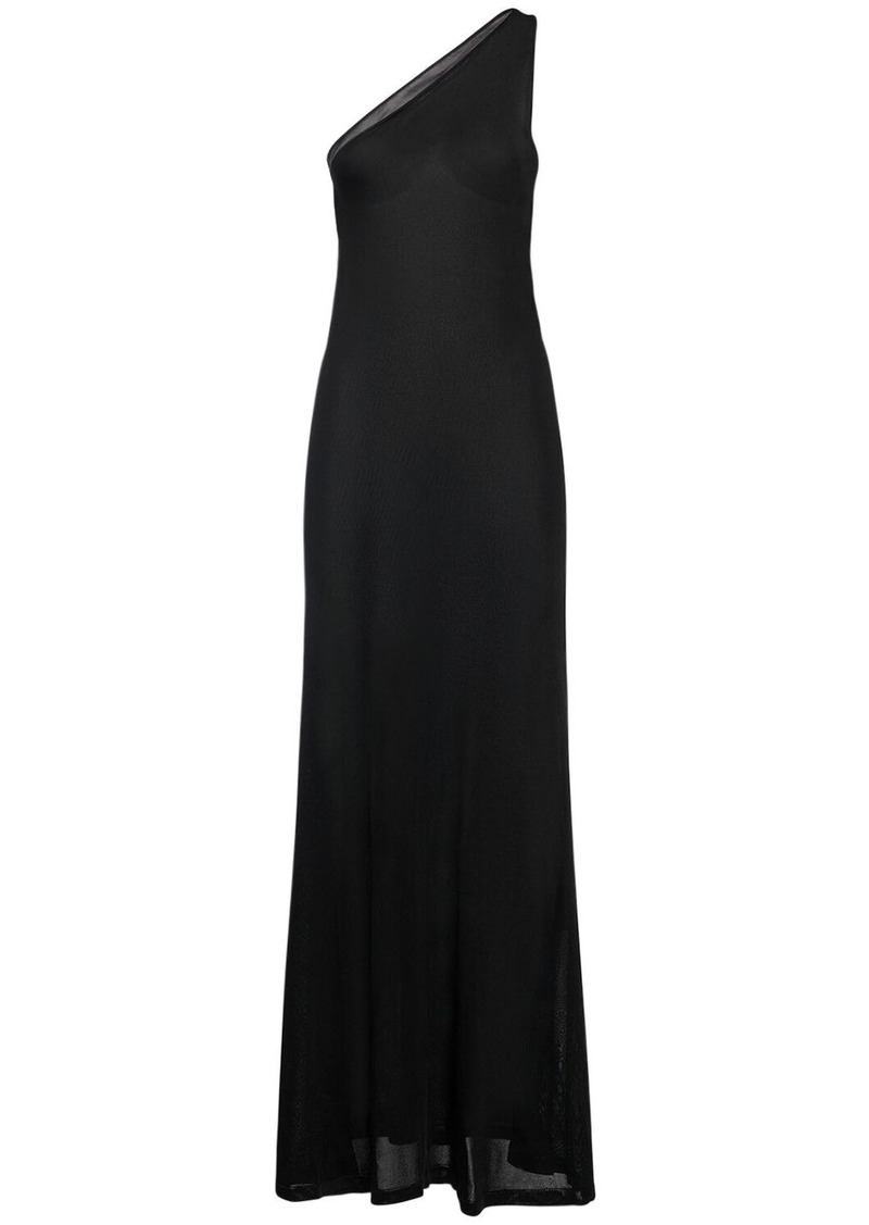 Tom Ford Compact Slinky Viscose Midi Dress