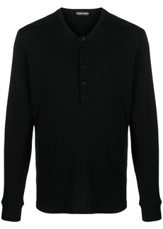 Tom Ford cotton-modal long-sleeve top