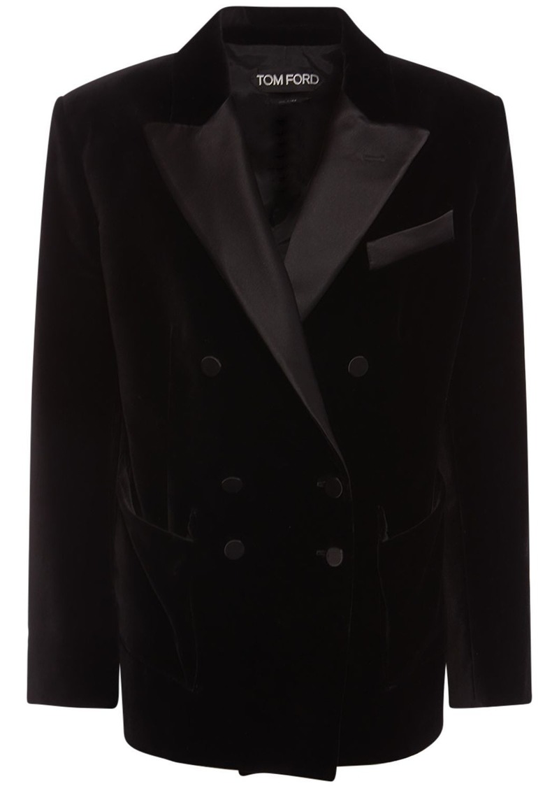 Tom Ford Cotton Velvet Tuxedo Jacket