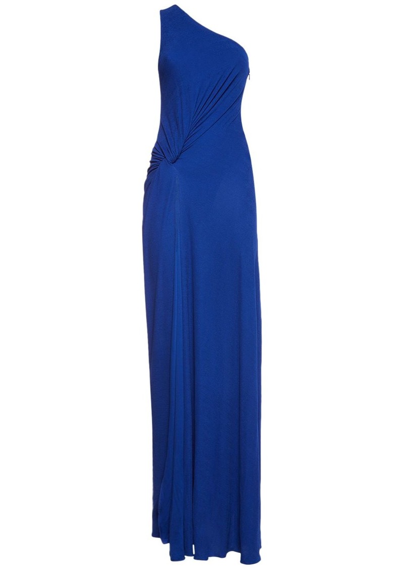 Tom Ford Crepe Jersey One Shoulder Long Dress