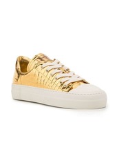 Tom Ford crocodile-embossed metallic sneakers