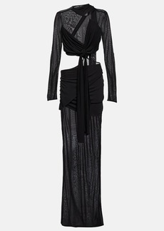Tom Ford Cutout crêpe jersey gown