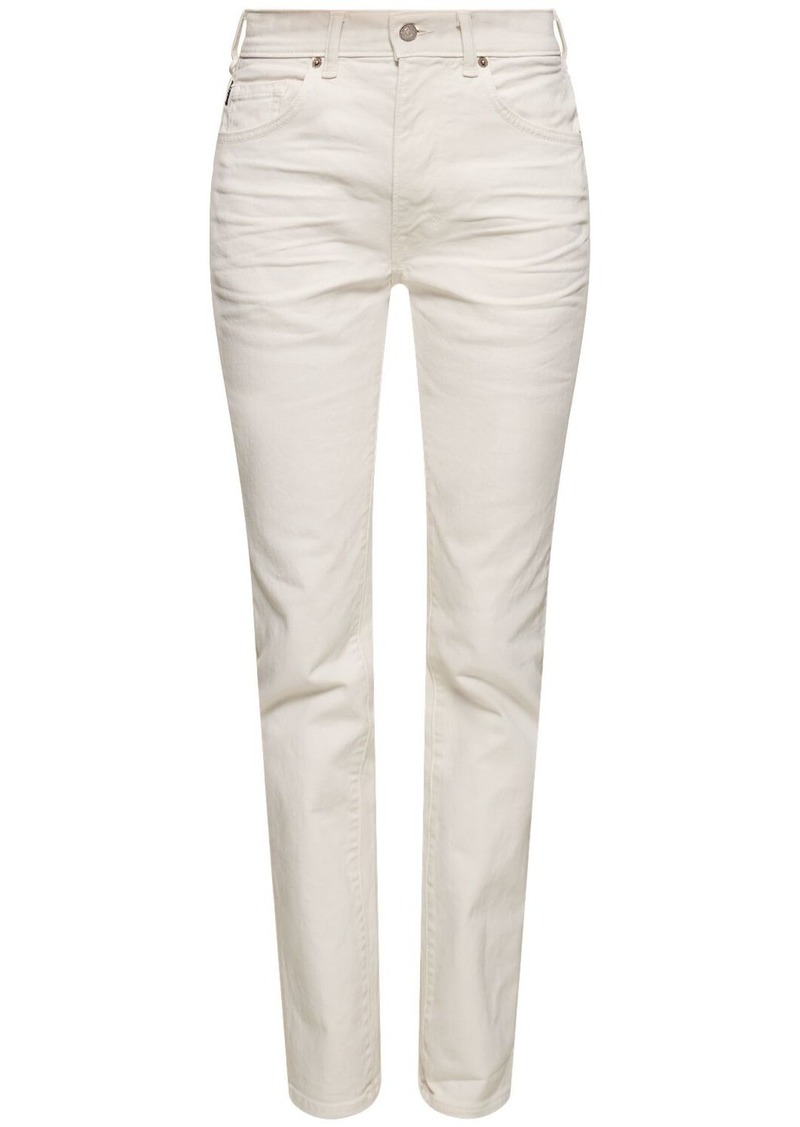 Tom Ford Denim & Twill Midrise Straight Jeans