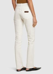 Tom Ford Denim & Twill Midrise Straight Jeans