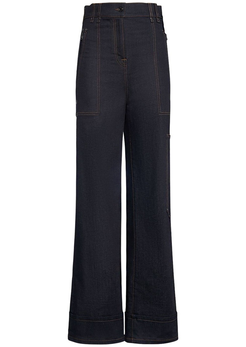 Tom Ford Denim High Waist Wide Jeans