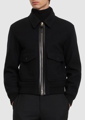 Tom Ford Double Face Plaid Zipped Jacket