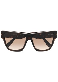 Tom Ford Dove tortoise-shell square sunglasses
