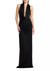 Tom Ford Draped Jersey Gown