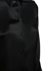 Tom Ford Fitted Stretch Silk Satin Shirt