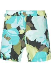 Tom Ford floral-print swim shorts