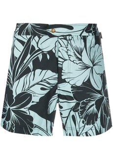 Tom Ford floral-print swim shorts