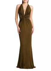 Tom Ford Fluid Knit Stretch Jersey Evening Dress