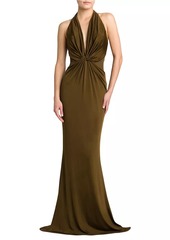 Tom Ford Fluid Knit Stretch Jersey Evening Dress