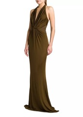 Tom Ford Fluid Knit Stretch Jersey Evening Dress