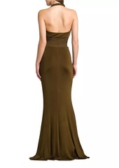 Tom Ford Fluid Knit Stretch Jersey Evening Dress