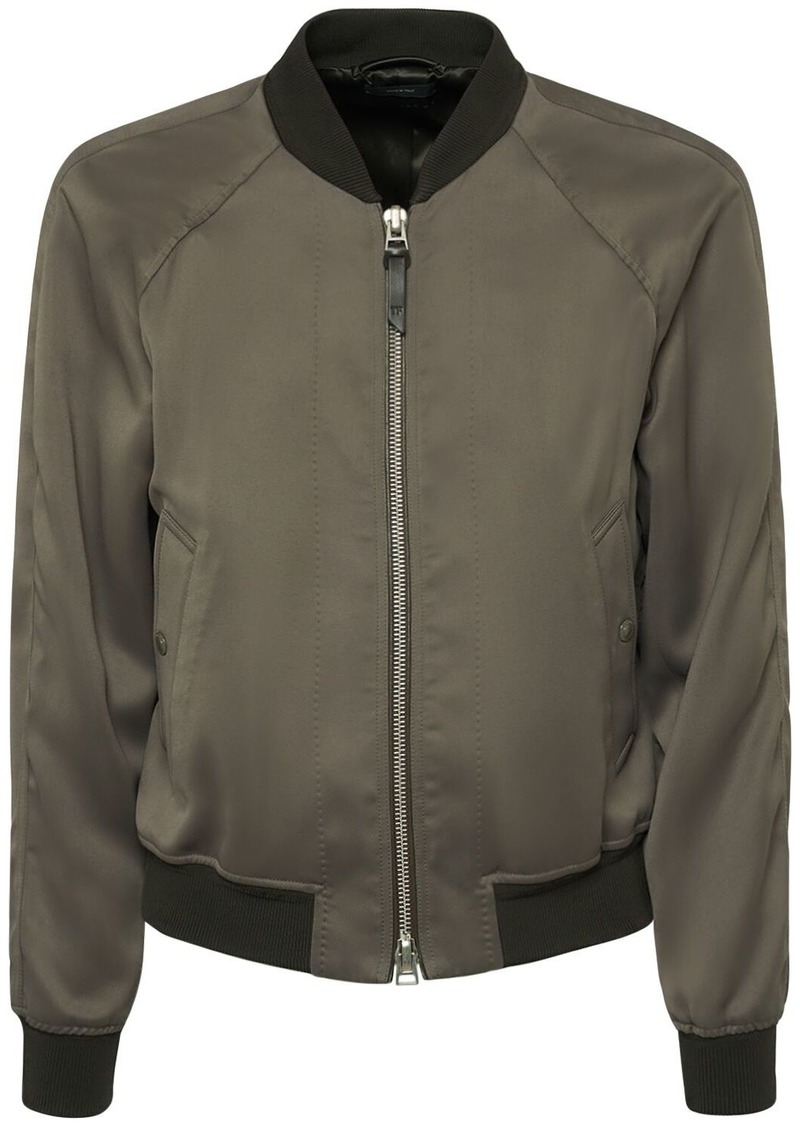 Tom Ford Fluid Viscose Cady Bomber