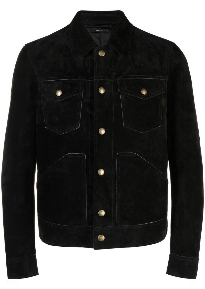 Tom Ford four-pocket suede western jacket