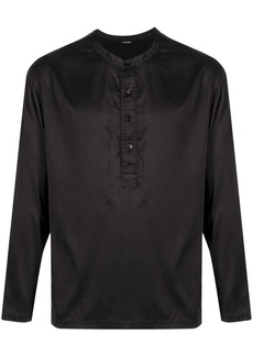 Tom Ford half-button silk-blend shirt