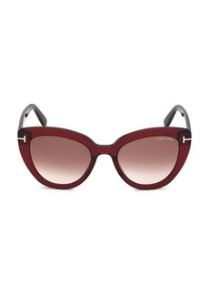 Tom Ford Izzi 53MM Cat Eye Sunglasses
