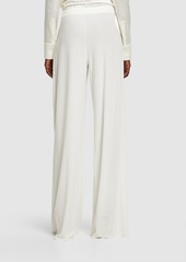 Tom Ford Jersey Mid Rise Wrap Wide Pants