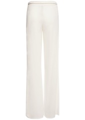 Tom Ford Jersey Mid Rise Wrap Wide Pants