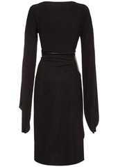 Tom Ford Jersey Wrap Midi Dress